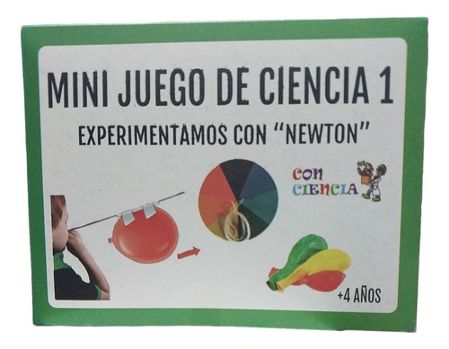 Kit Mini Juego De Ciencia 1- Experimentamos Con Newton