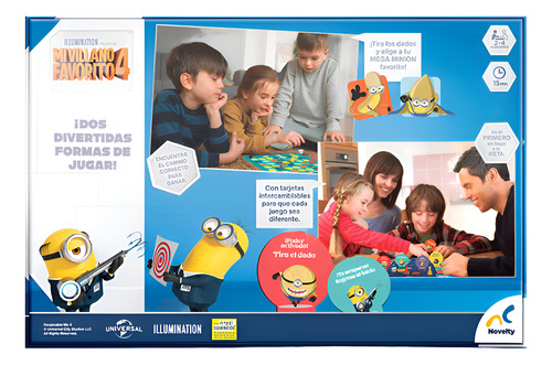 Juego De Mesa 2 En 1 Mi Villano Favorito 4 Didacticos
