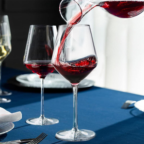 Dicunoy Paquete De 4 Copas De Vino Con Tallo Irrompibles, Co