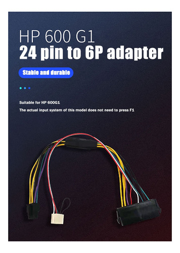Cable Adaptador Atx De 24 Pines A 6 Pines, Conversión De Ali