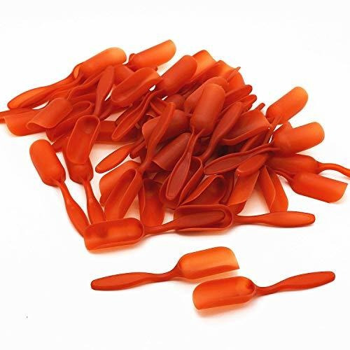 Zhu Yu Chun 50pcs Mini Garden Soil Scoop,plastic