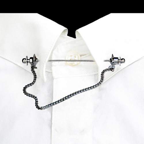 3x Alfiler De Barra De Cuello De Para Hombre Con Broche De