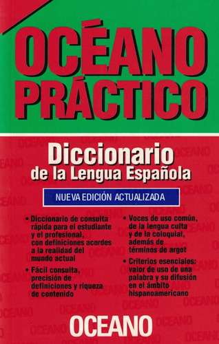 Diccionario Lengua Española.-oceano Practico