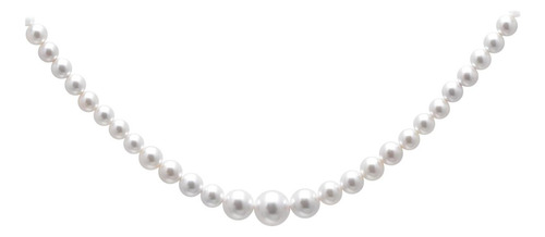 Paialco Collar De Perlas Falsas Graduadas De 6 A 14 Mm Para