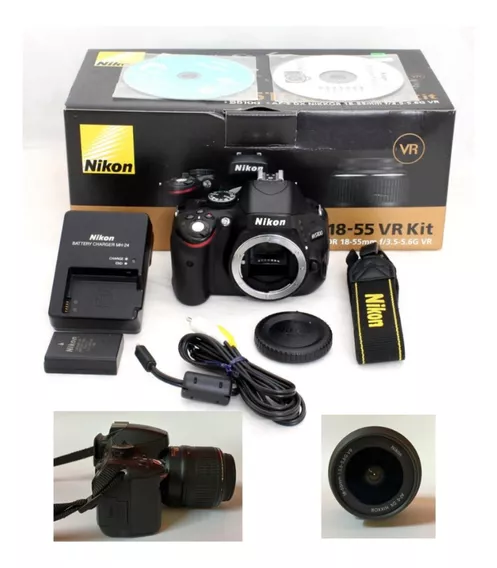 Camara Nikon D5100 Vr Kit + Lente 18-55. Pantalla Movil