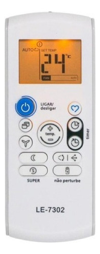 Controle Remoto Para Ar Condicionado Comfee Rg57b/bgef Cor Branco
