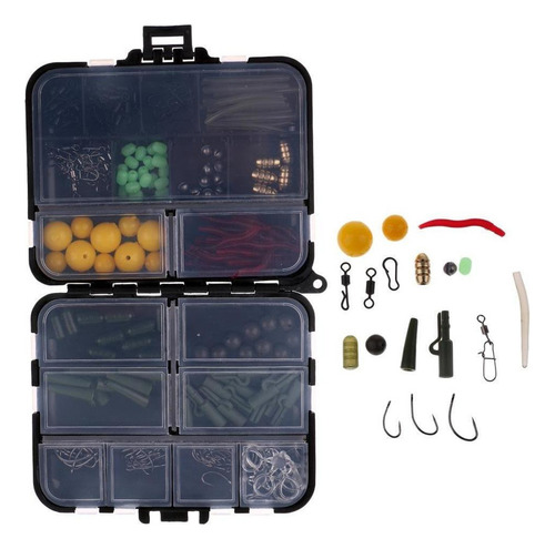 189pcs Kits De Accesorios De Pesca Jig Hooks Sinker Swivel