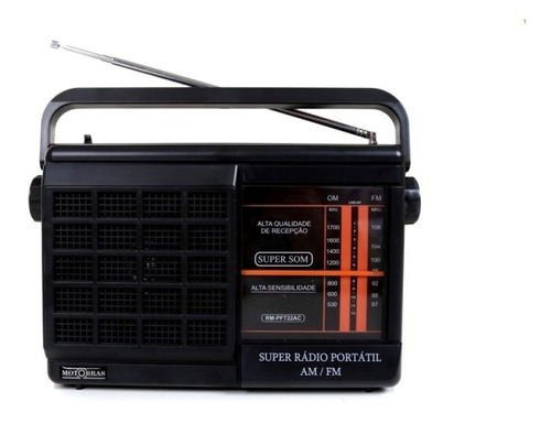 Rádio Motobras 2 Faixas Rm-pft22ac