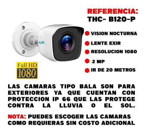 Imagen 7 de 10 de Cámaras Seguridad Kit 1080 Hilook Dvr 16 Ch + 16 Cam + Dd 2t
