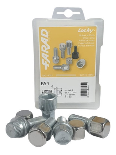Imagen 5 de 10 de Birlos De Seguridad Originales Audi/ Seat/volkswagen/mg