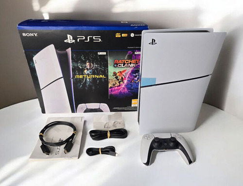 Consola Playstation 5 Slim Seminueva 1tb Edición Digital Blanco (Usado)