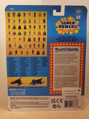 Black Manta(wave 11-figura#53)dc Superpowers-mc Farlane Toys (Usado)