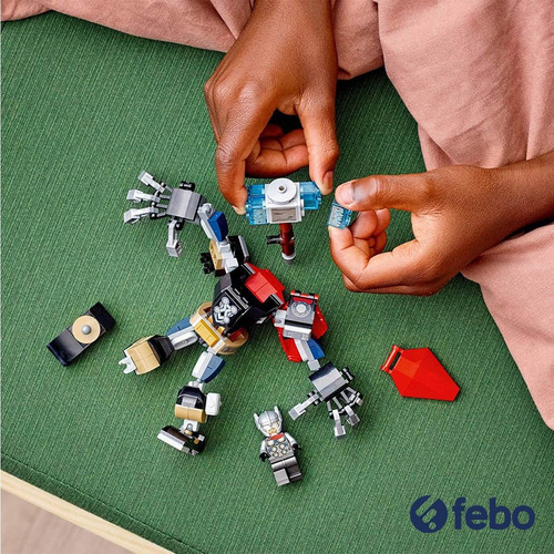 Juguete Lego Armadura Robótica De Thor 139pcs Febo