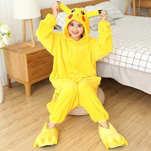 Comprar Pijama de Pokémon de invierno para hombre, Cosplay de