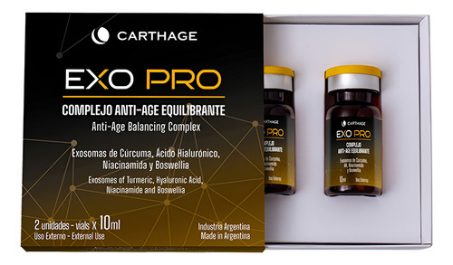 Exosomas Complejo Antiage Equilibrante X 2 Viales Carthage Momento De Aplicación Día/noche Tipo De Piel Todo Tipo De Piel