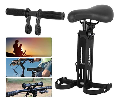 Imagen 3 de 9 de Asiento Delantero De Niños Para Bicicleta Soporta 24 Kilos