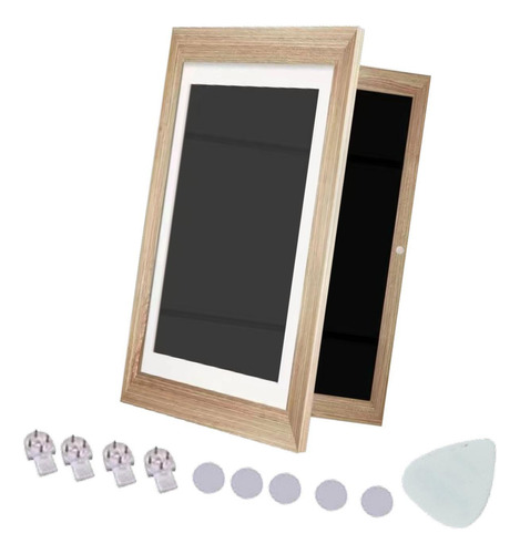 8k Kids Art Display Frame Marco De Marco De Color De Madera