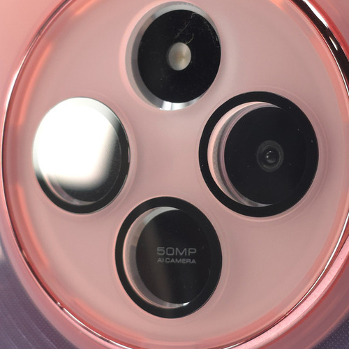 Kit Funda + Mica Poco C75 Protector Case Rigido Uso Rudo Balloon Cromo - Rosa Poco C75
