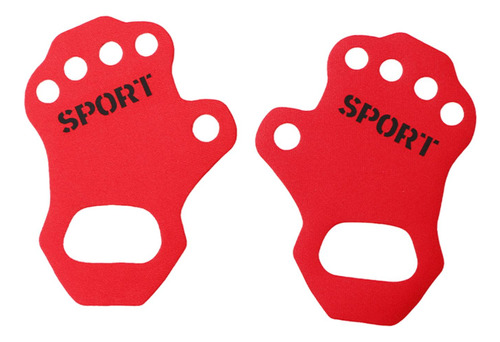 Guantes De Entrenamiento Con Empuñaduras, Talla M Rojo