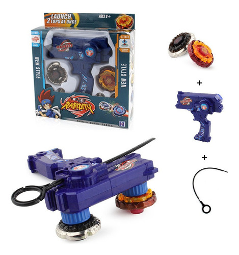 Juego De Juguetes Portátiles Metal Fusion De Beyblades, Lanz