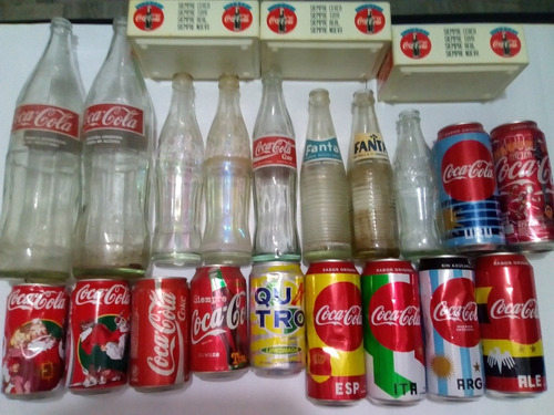 Botellitas, Latas Y Servilleteros Línea Coca Cola