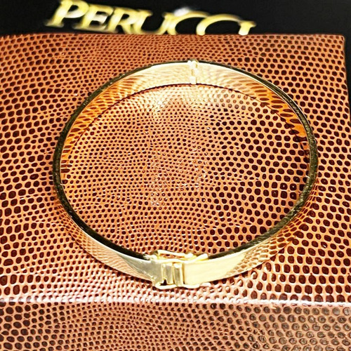 Pulseira Bracelete 15 Gramas 5mm Ouro 18k 750 Comprimento 21 Cm