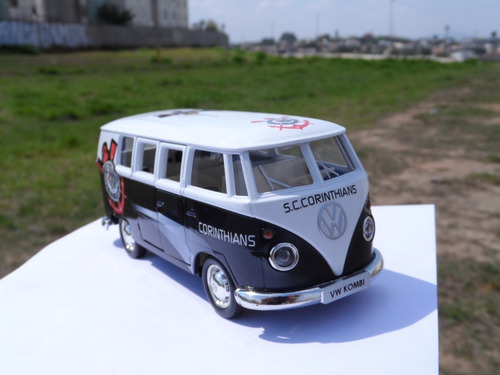 Miniatura Kombi Corinthians - Time De Futebol - Em Metal
