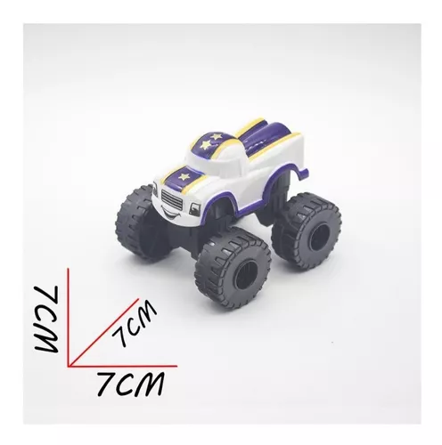 Blaze Monster Machines Kit Com 6 Carrinhos Fricção