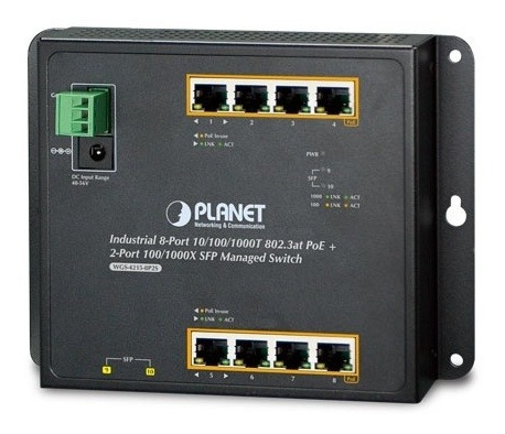 Switch Planet Gigabit Ethernet Wgs-4215-8p2s 8 Puertos 10/10