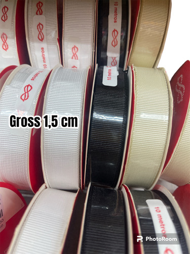 Cinta Gross De Seda Nº3 X 10 Mts. X 6 Unid.-colores Surt