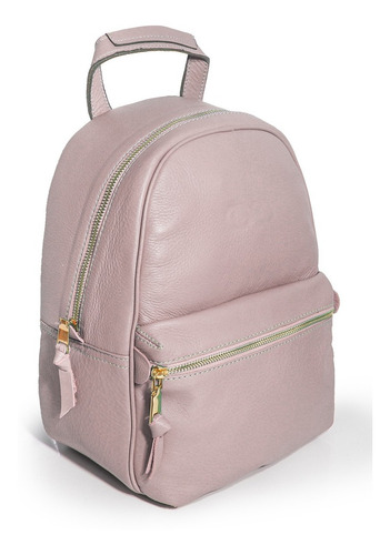 Imagen 2 de 6 de Mochila Backpack De Piel Genuina Mod. Lol-ha
