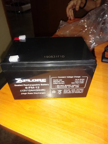 Imagen 2 de 3 de Bateria Ups Explore 12v/12ah Modelo 6-fm-12