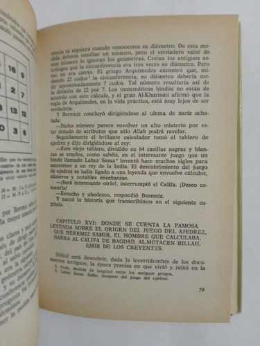 El Hombre Que Calculaba Malba Taham Tapa Dura (Usado)