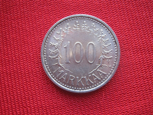 Finlandia 100 Marcos 1956 Plata 