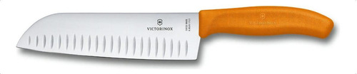 Victorinox Cuchillo Santoku Para Chef, 17 Cm, Naranja