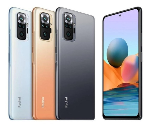 Imagen 6 de 6 de Xiaomi Redmi Note 10 Pro (Global) Dual SIM 128 GB azul glaciar 6 GB RAM