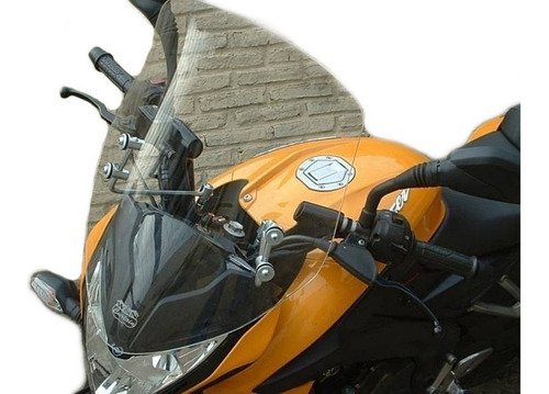 Imagen 4 de 4 de Parabrisas + Soporte Pro Screen Moto Tvs Rtr 200 Fi 4v