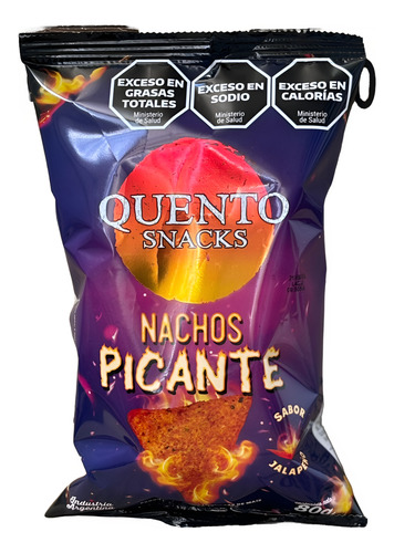 Nachos Quento Sabor Queso, Picante, Etc. Caja X 22 Unidades