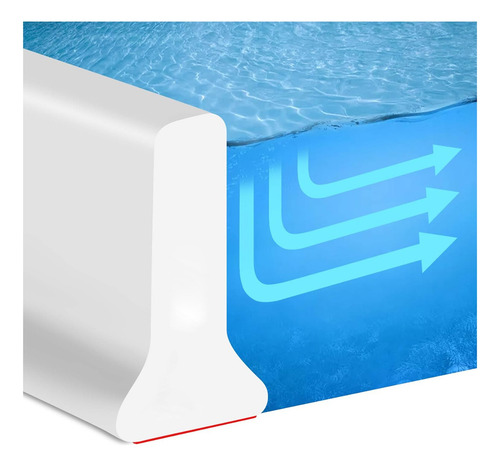 Barrera De Agua De Silicona Para Umbral De Baño 2m