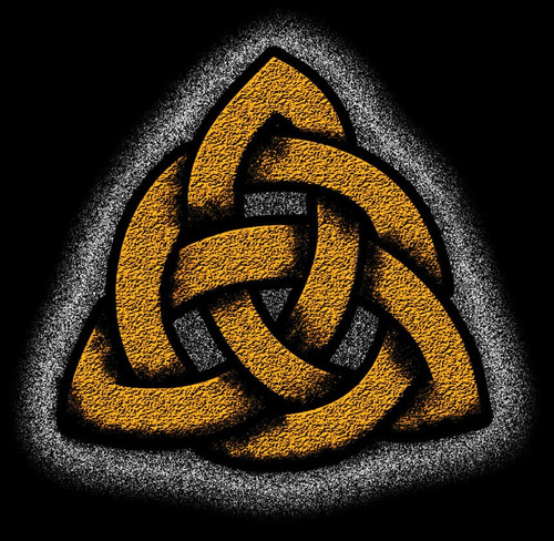 Imagem 2 de 6 de Camiseta Triquetra Viking Celta Simbolo Dark Camisa Promoção