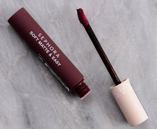 Labial Mate Para Labios, Único Tono:never 2 Pz Bordó