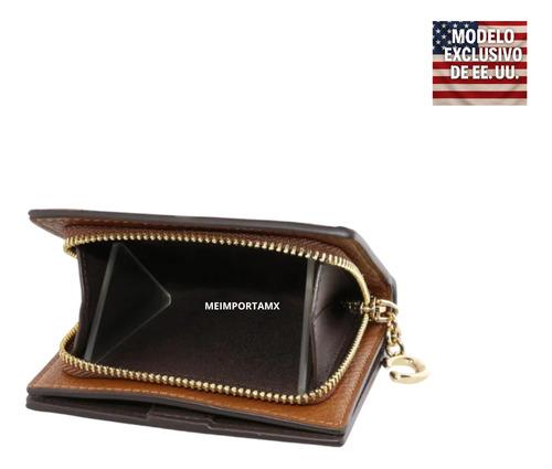 Cartera Y Monedero Coach Dama Tarjetero Snap Wallet Café Rosa Billetera Juvenil, Billetera Larga, Cartera Casual,cartera Con Monograma, Cartera Juvenil, Cartera Plegable,