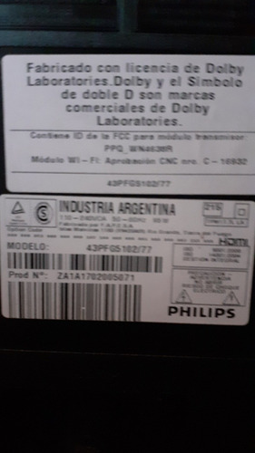 Televisor 43 Pulgadas Philip
