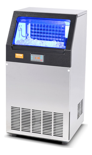Vevor Máquina Para Hacer Hielo Comercial 100 Libras/24 Horas