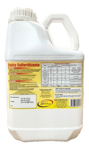 Calda Sulfocalcica Sulfertilizantes 5 Litros