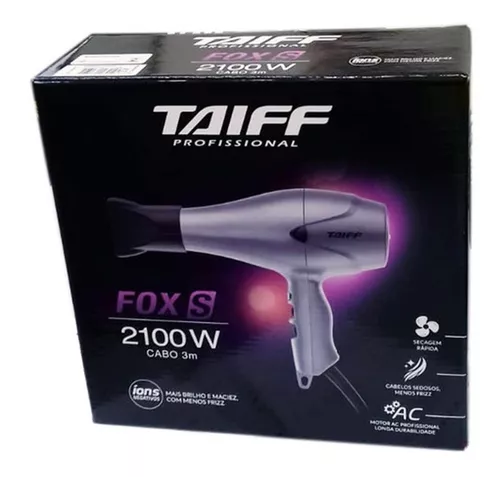 Secador de Cabelo Taiff Diamante Fox Íon Profissional em Promoção é no  Bondfaro