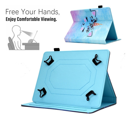 Funda Para Tablet De Costura Wildebeest Para Tablet De 10 Pu