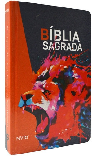 Bíblia Sagrada Nvi Jovem Leão Capa Dura .biblos