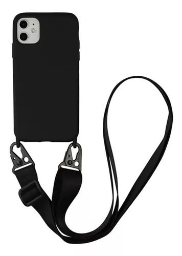 Funda iPhone 14 Plus silicona logo negra