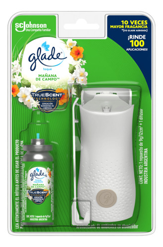 Glade Aromatizante + Repuesto Mañana De Campo 